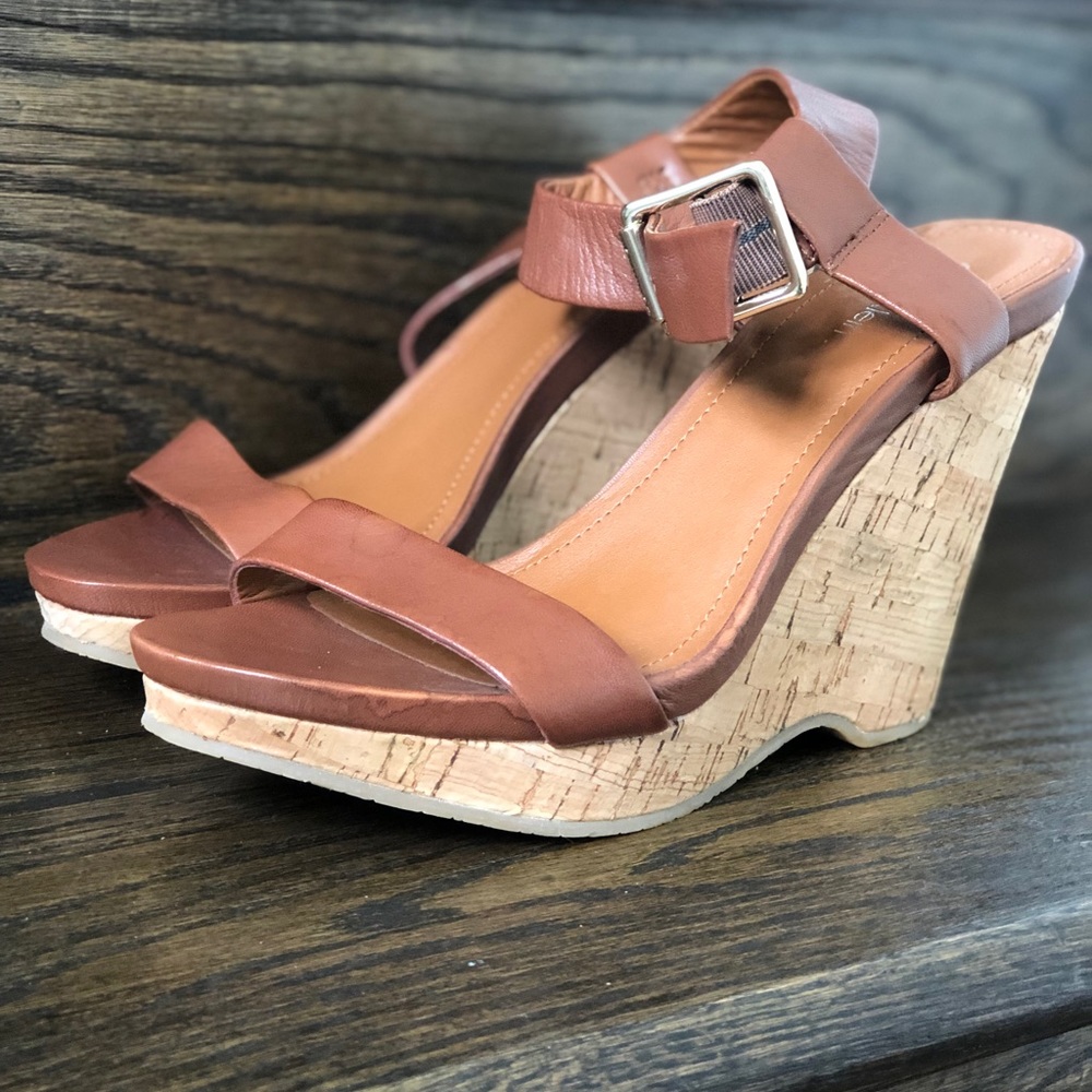 Calvin Klein shoes wedge shoes NEVER been worn